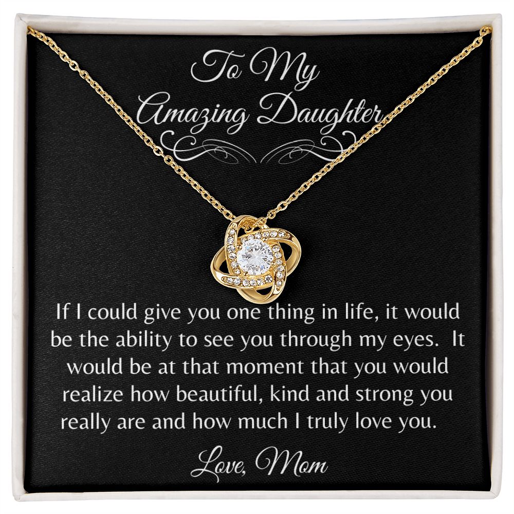 Love Know Necklace (White and Gold Variant)
