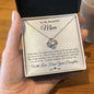 To Mom Love Knot Necklace (From Daughter)