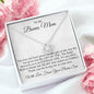 Love Knot Necklace | Bonus Mom | From Bonus Son Thank you for Loving Me as Your Own