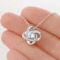 Love Knot Necklace | Bonus Mom | From Bonus Son Thank you for Loving Me as Your Own
