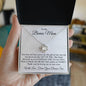 Love Knot Necklace | Bonus Mom | From Bonus Son Thank you for Loving Me as Your Own