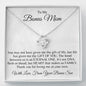 Love Knot Necklace | Bonus Mom | From Bonus Son Thank you for Loving Me as Your Own