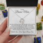 Love Knot Necklace | Bonus Mom | From Bonus Son Thank you for Loving Me as Your Own