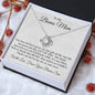 Love Knot Necklace | Bonus Mom | From Bonus Son Thank you for Loving Me as Your Own