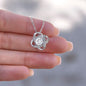 To Mom Love Knot Necklace (From Daughter)