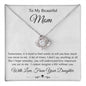 To Mom Love Knot Necklace (From Daughter)