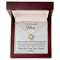To Mom Love Knot Necklace (From Daughter)