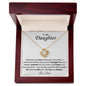 Love Know Necklace from Dad White Background (Yellow and Gold Variant)