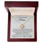 Love Knot Necklace | To Beautiful Mom| Love Daughter| Hard to Find the Words