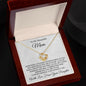 Love Knot Necklace | To Beautiful Mom| Love Daughter| Hard to Find the Words
