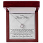 Love Knot Necklace | Bonus Mom | From Bonus Son Thank you for Loving Me as Your Own