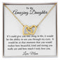 Interlocking Heart Necklace (Yellow and White Gold Variant)