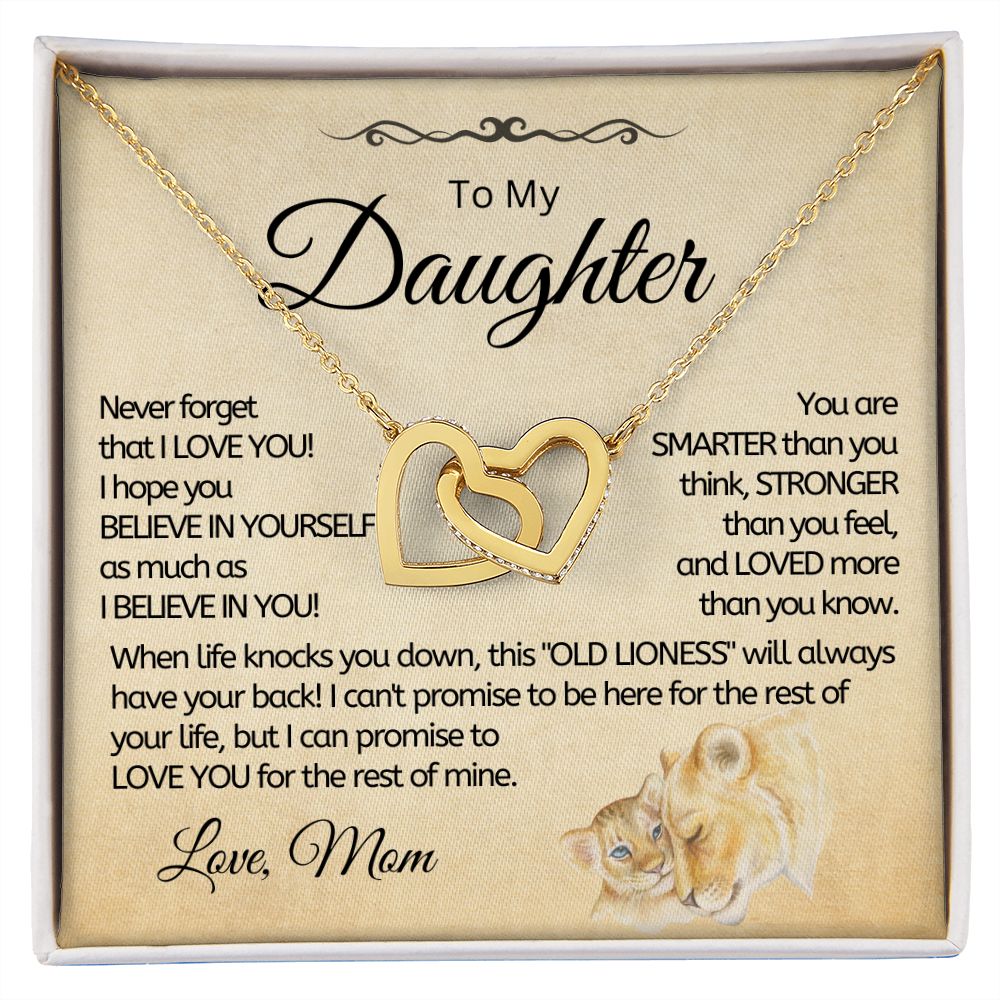 Interlocking Heart Daughter "This Old LIoness" Bottom Image