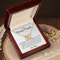 Interlocking Heart Necklace (Yellow and White Gold Variant)