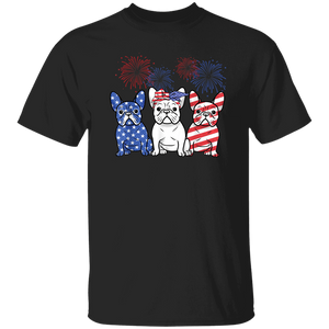 "Patriotic Bulldog " T-Shirt