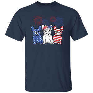 "Patriotic Bulldog " T-Shirt