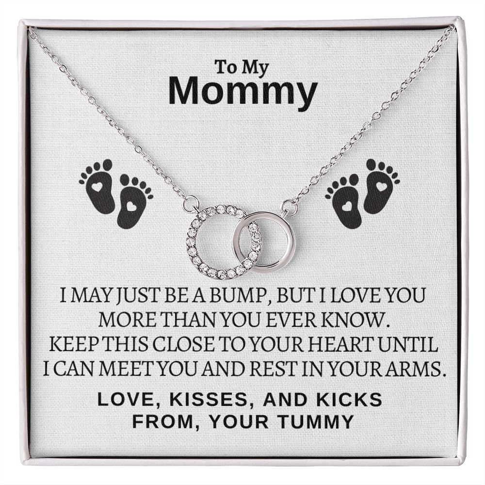 Perfect Pair Necklace | To My Mommy |  I May Just Be a Bump