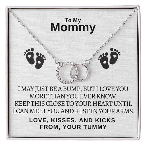Perfect Pair Necklace | To My Mommy |  I May Just Be a Bump