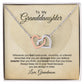 Interlocking Heart Necklace, Love Grandmom